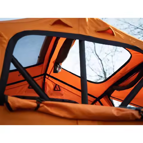 Outdoor Camping 4 5 Person Expanded SUV Overland Extension Rooftop Tent Car Soft Shell Roof Top Tent