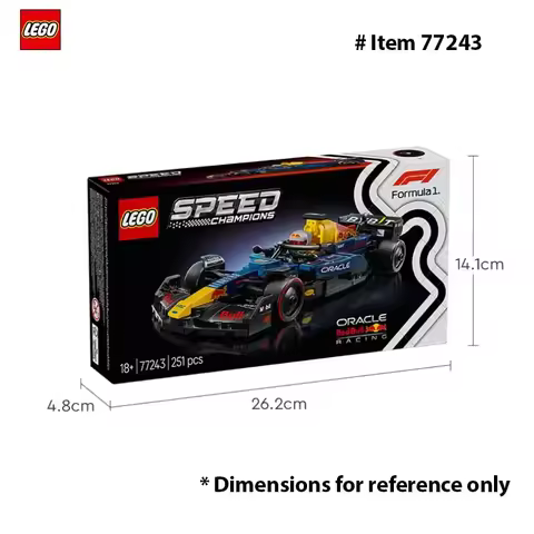 LEGO 77243 Red Bull RB20 F1 Racing Car Educational Building Set Children Gift
