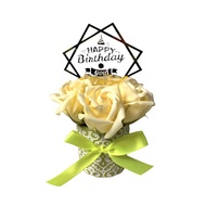 Birthday Gift / Soap Flowers / Birthday Topper / Potted Gift Set / Gift Set