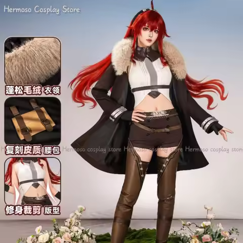 Eris Boreas Greyrat Cosplay Costume Wig Anime Mushoku Tensei Outfit Coat Leggings Jobless Reincarnat