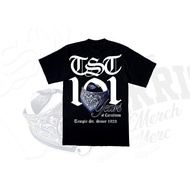 TBS13 truebrownstyle13 V65 classic cotton loose fraternity T-shirt formen Vintage print patterned