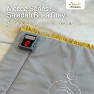 [AF] NAWABI Smart Prayer Rug Thick Premium Foam Mecca Series GREY