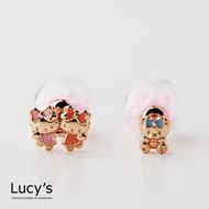 Lucy's X Hello Kitty 50周年 獨家聯名 Our Birthday 耳環 (五色) (119301/119302/119303/119304/119305)/ 玫金粉