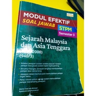 Second hand STPM SEJARAH SEM 3 MALAYSIA DAN ASIA TENGGARA