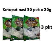 [READY STOCK] Nina Ketupat Nasi Pek Mini 30x20gm-3pkt