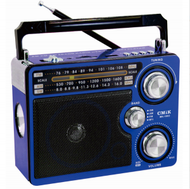 全波段便捷式收音機（藍色 ）