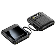 【Wholesale】 20000MAh Fast Charging Power Bank Cable Powerbank USB Portable Fast Digital Display 4-Ca