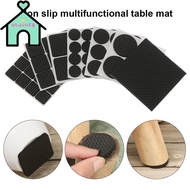 OTUINSG 1/4/9/16PCS Floor Protectors Black Foam Square Round Scratch Proof Table Feet Covers