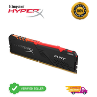 Kingston HyperX Fury RGB 8GB 3400MHZ DDR4 CL16 DIMM Performance Desktop Ram (HX434C16FB3A/8)