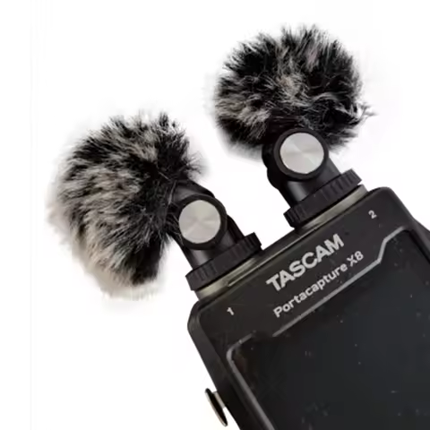 Blue Mantis Filter Outdoor Artificial Fur Microphone Windproof Cover Suitable For Tascam X6X8 Record
