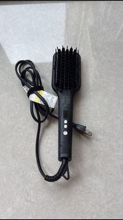 日本 SALONIA Straight Heat Brush 負離子直髮梳