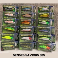Senses Savior 50s Killer Sebarau Sinking Minnow Fishing Lure
