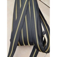 IRON TEETH ZIPPER LEAF NO. 5 METERS, IRON TEETH LEAF RAIL, IRON TEETH ZIPPER BY THE METER, BAG ACCES