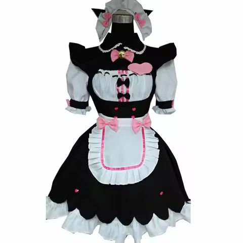 2025 nekopara cosplay sissy maid costume lolita uniform dress costume nekopara vanilla outfit japane