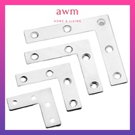 AWM L Bracket Stainless Steel L Bracket Angle Bracket Sesiku L Rak Rack Angle Hanging Bracket Cabine