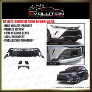 [HOT SELLING] TOYOTA HARRIER XU80 FRONT LOWER GRILL |GLOSS BLACK