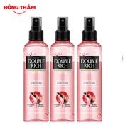 [Combo 3 chai] Nước xịt dưỡng tóc Double Rich chăm sóc tóc hư tổn 120ml ( Màu Hồng)(hongthamshopcom)