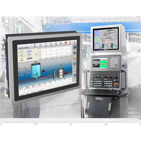 Industrial LCD Monitor Mini Panel LCD Display 17 18 19 21 Inch with IP65 Waterproof Front Capacitive