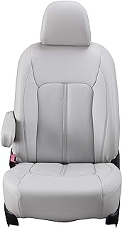 Clazzio EH-2010 Seat Cover Vezel/Vezel HV RU1/RU2/RU3/RU4 H25/12~ Clazzio Premium Genuine Leather Center Leather Light Gray