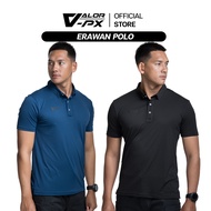 VALOR PX - POLO ERAWAN เสื้อโปโลแขนสั้น เทคโนโลยีระบายอากาศ 2 รูปแบบ ผ้าตาข่ายระบายอากาศ ดูดี มีภูมิ