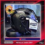 GRAYFOSH X12J AeroForce Helmets [Metallic Dark Grey]