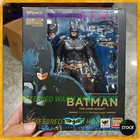 In Stock Originate BANDAI SHF The Dark Knight Batman Movable Model Toys S.H.FIGUARTS Bruce Wayne The