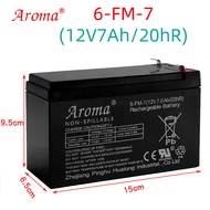 AROMA AROMA Children's Electric Vehicle Battery 12V7AH Outdoor Audio Elevator Fire Host 6FM7 Battery