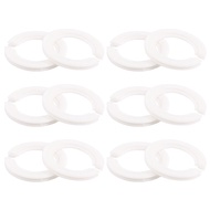 12Pcs Lamp Shade,E27 to E14 Hole Converter,Lampshade for Fitting Screw Lamp Shades to Cap Lampholder