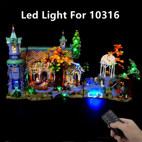 LED Light Set For 10316 The Lord of the Rings Rivendell Building Blocks Brick (NOT Include The Model