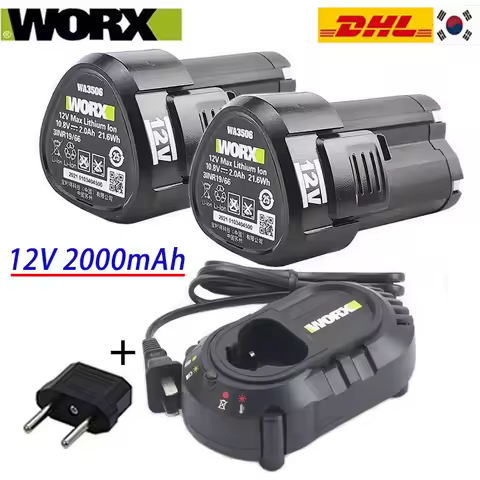 100% New Original 2.0/4.0Ah for WORX Kress 12V WA3506 WU127 WU128 WU130 WU131X WU132 WU280 WX128 WX5