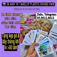 [SIÊU RẺ] IN ẢNH 6x9 THEO YÊU CẦU TẶNG ÉP PLASTIC KHÔNG VIỀN 2 MẶT