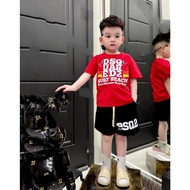 DSQUARED2 BEACH baby t-shirt set, unisex children's t-shirt and shorts set, TP Kids [M123]
