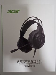 Acer OHW303 RGB有線電競耳機(USB)