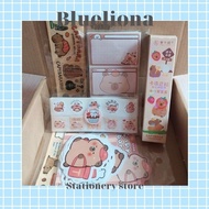 Capybara themed bullet journal sticker set