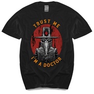 Black men t shirt euro size Man crew neck t-shirt Humor Trust Me I'm A Doctor T Shirt Men Cotton Fun