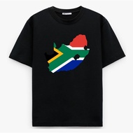 SOUTH AFRICA FLAG MAP T-SHIRT SPONSOR SOUTH AFRICA FLAG MAP