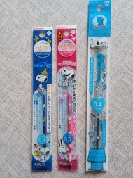 Snoopy Zebra sarasa multi/ Hi-Tec C coleto 0.4mm 0.5mm 筆芯