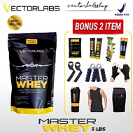 Vectorlabs Master Whey Protein 3 lbs Whey Protein Isolate Concentrate 1.4kg Vector