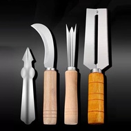 Pineapple Peeling Four-Piece Set Paring Knife Eye Peeler Clip Sugar Cane Knife Peeling Knife Eating 