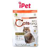Thức Ăn Hạt Khô Cho Mèo Catsrang Túi 400g Mọi Lứa Tuổi - iPet Shop