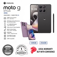Motorola Moto G Stylus - 2026 | Unlocked | 8/128/256GB | 50MP Camera IP69 6.7" up to 1TB microsd, es