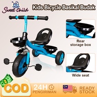 【Murah】Kids Tricycle Bicycle Children Bike With 3 Wheels Basikal Budak Baby Bicycle Children Outdoor