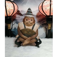 MONKEY EARTHENWARE WALL HANGING DECORORATION - JAPAN