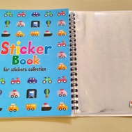 Best Product] Sticker Book/Sticker Album/Blue Vehicle Sticker Book