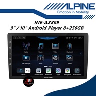Alpine 8+256GB Car Android player 9" Or 10" Ply For Toyota Honda Proton Perodua iNE-AX809