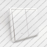 SCHNEIDER PIENO SWITCH 2 GANG 2 WAY 16A E8232L2F_WE_G3