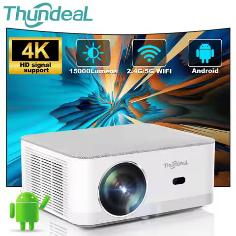 ThundeaL TD92 Pro Full HD Projector Portable Home Theater for 2K 4K 1080P Video Android WIFI Phone T
