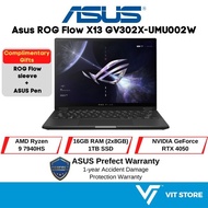Asus ROG Flow X13 GV302X-UMU002W 2-In-1 RTX 4050 AMD Ryzen 9 7940HS 16GB 1TB 13.4'' QHD+ Touch Gamin