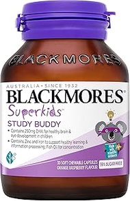 Blackmores Superkids Study Buddy Capsules 30s