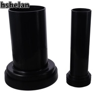 HSHELAN 2pcs Toilet Connecting Pipe, Band Screw Black Toilet Parts, Bathroom Flush Pipe PP Wall-mounted Rear Discharge Toilet